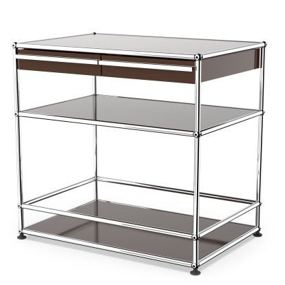 USM Haller Bar Sideboard with Drawers, USM brown