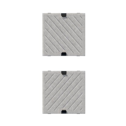 USM Soft Panel Mono for USM Haller Shelves, 35 cm x 35 cm, Grey, Diagonal