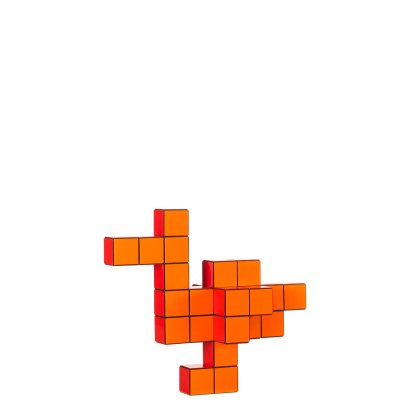 Panton Cubes Plug-in Figure, Duck, Orange