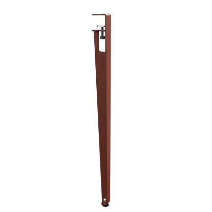 Tiptoe Outdoor Table Leg, Brick red