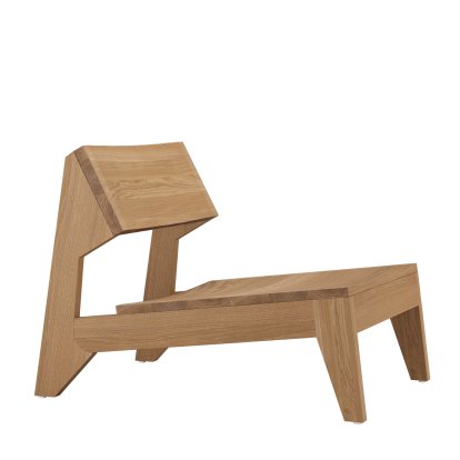 Schulz Lounge Chair, Waxed oak