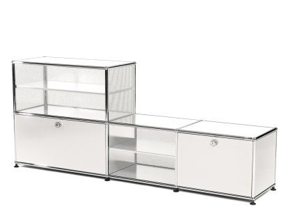USM Haller coat rack/bench type 2, Pure white RAL 9010