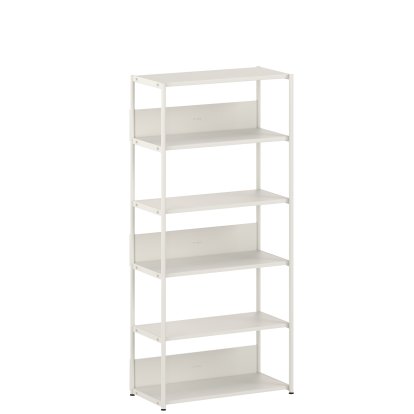Unit Shelf Steel, 180 cm, Open, Cream white