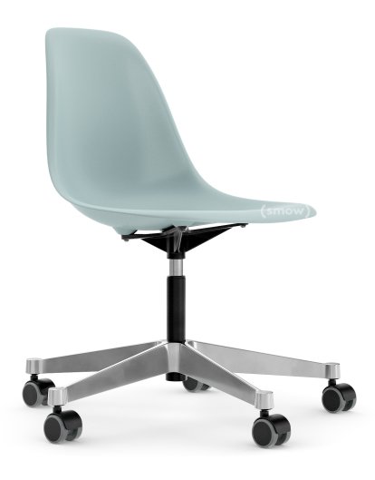 Eames Plastic Side Chair PSCC, Ice grey, Without upholstery, Without upholstery