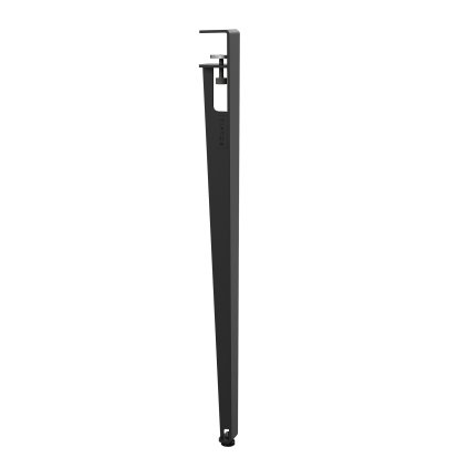 Tiptoe Outdoor Table Leg, Graphite black