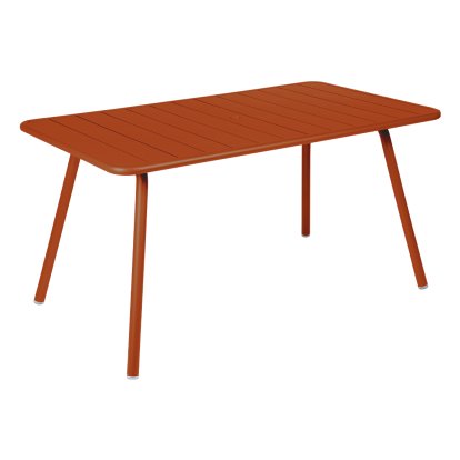 Luxembourg Garden Table, 143 x 80 cm, Candied orange