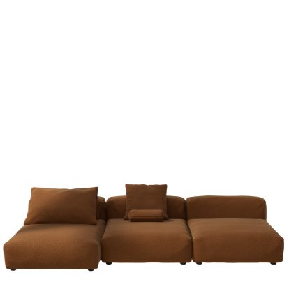 Vetsak Sofa Set 4, Pebble - Sundried, With cushions