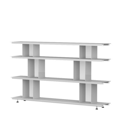 Zoll D Shelf, Light grey, 180 cm, H 33 cm / H 33 cm / H 22 cm