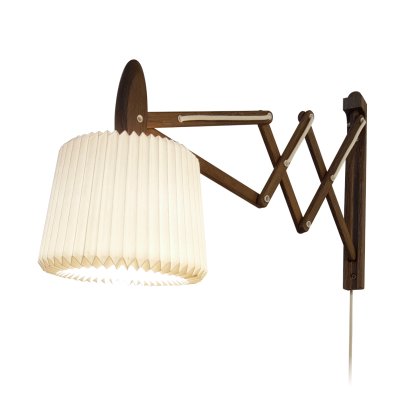 SAX Model 120 + 223 Wall Lamp, Plastic, Smoked oak