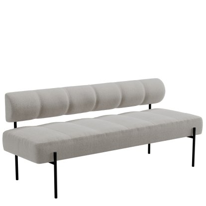 Daybe Dining Sofa, Brusvik 05 - grey, Black
