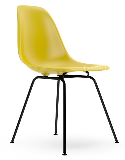 Eames Plastic Side Chair DSX, Mustard, Without upholstery, Without upholstery, Standard version - 43 cm, Coated basic dark