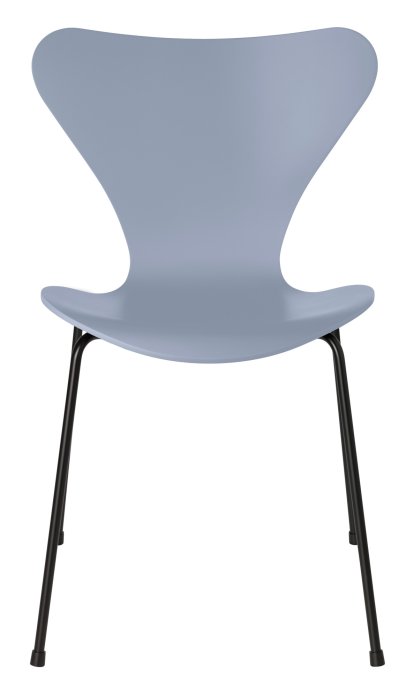 Series 7 Chair 3107, Lacquer, Lavender blue, Black