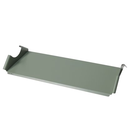 Moon Tray TV Shelf, Mossy green