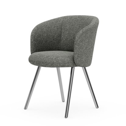 Mikado Armchair, Four-legged base
