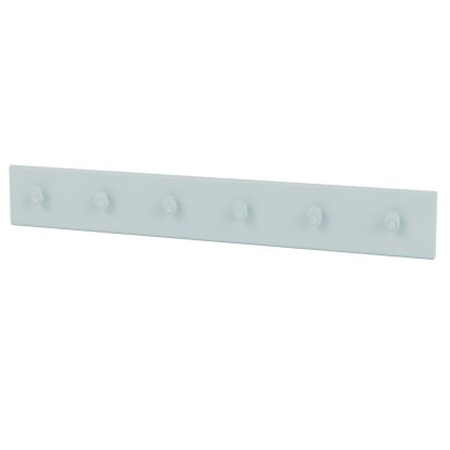 Coat Rack, 6 Hooks, Flint