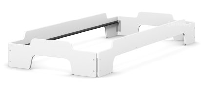 Rolf Heide Stacking Bed Comfort, 90 x 200, White lacquered, Without slatted frame