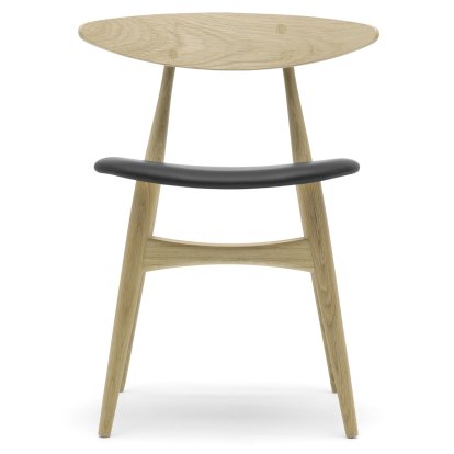 CH33P Chair, Oiled oak, Leather anthracite