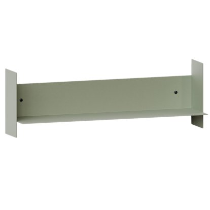 Pli Wall Shelf Classic, 60 cm, Eucalyptus grey, Without hooks