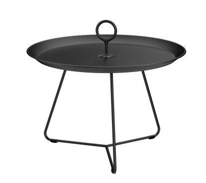 Eyelet Side Table, H 41 x Ø 57,5 cm, Black