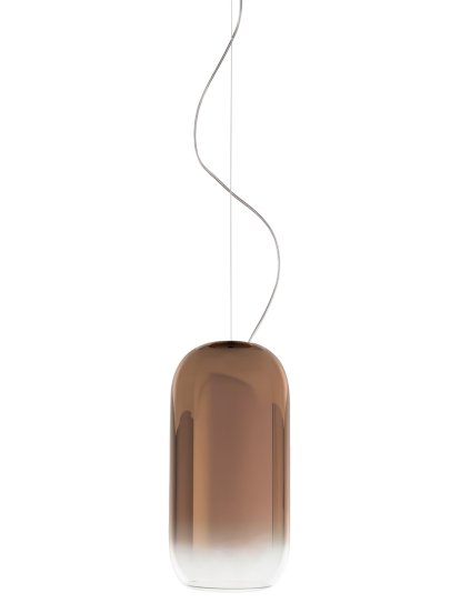 Gople Mini Pendant Lamp, Black/bronze