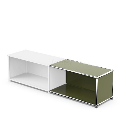 USM Haller Extension Kit Horizontal 1, Olive green RAL 6003, 35 cm
