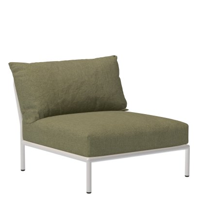 Level 2 Lounge Chair, Muted White, Leaf