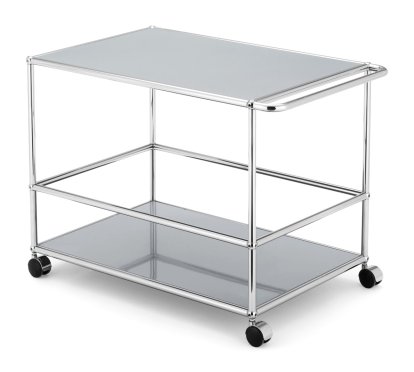 USM Haller Bar Trolley Type 1, USM matte silver