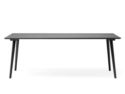 In Between Square Table SK5, L 200 cm x W 90 cm, Black lacquered oak
