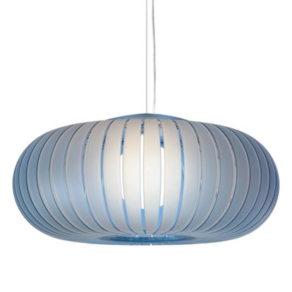 Teresa Frozen Pendant Light, Light blue