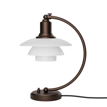PH 2/2 Luna Aged Brass Opal Table Lamp