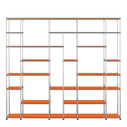 USM Haller Living Room Shelf XXL, Pure orange RAL 2004