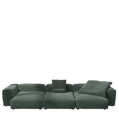 Vetsak Sofa Set 5, Cord velours - Hunter, With cushions