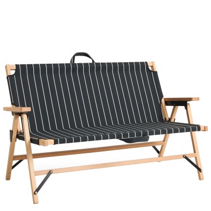 Outdoor Market Folding Sofa, Black