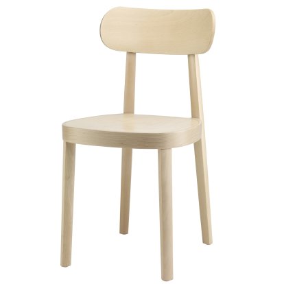 118 / 118 M Chair, Faded beech (TP 107), Moulded plywood seat
