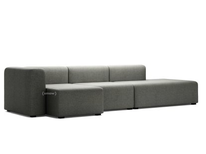 Mags Sofa with Récamière, Left armrest, Hallingdal 153 - dark grey