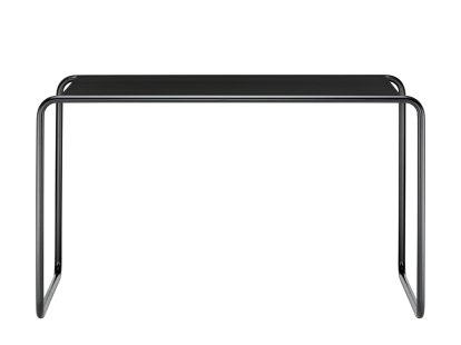 S 285/0 Desk, Stained ash - black, Black, without glides