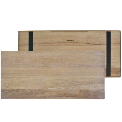 Wooden Overlay (Single) for USM Haller Shelves, Size M, 75 cm x 35 cm, Oak, white oiled