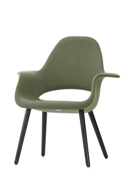 Organic Chair, Ivory / forest