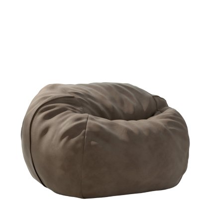 Vetsak Beanbag, M (H 70 x Ø 110 cm), Leather - Cacao