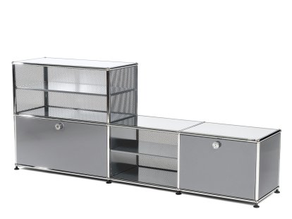 USM Haller coat rack/bench type 2, USM matte silver