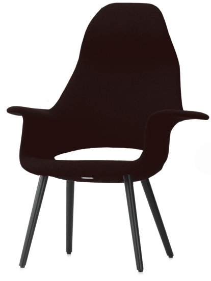 Organic Highback, Nero / moor brown
