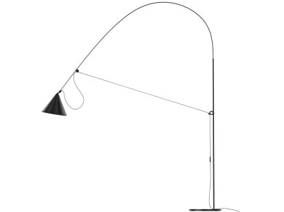 Ayno XL Floor Lamp, Black, Black, 2700 K