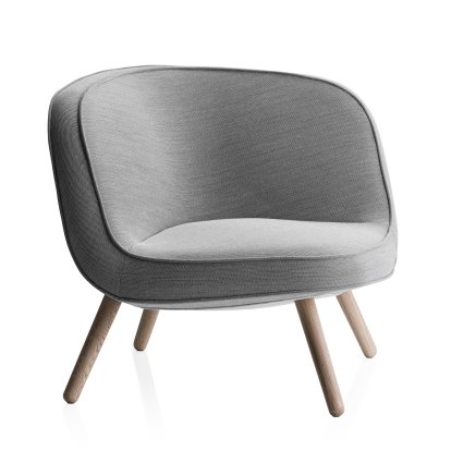 Via57 Armchair, Steelcut Trio 124 - White/black