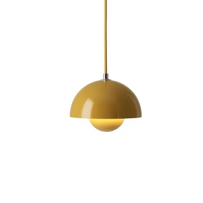 Flowerpot VP10 Pendant Lamp, Mustard