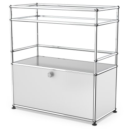 USM Haller Bar Sideboard Type 1, USM matte silver