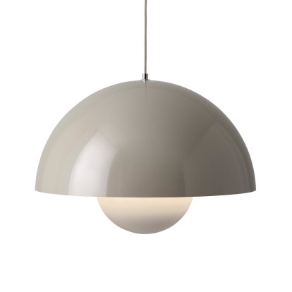 Flowerpot VP2 pendant light, Grey beige