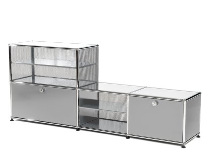 USM Haller coat rack/bench type 2, Light grey RAL 7035
