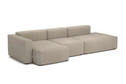 Mags Soft Sofa Combination 4, Left armrest, Steelcut Trio 213 - beige