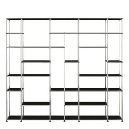 USM Haller Living Room Shelf XXL, Graphite black RAL 9011