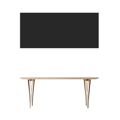Spanoto Black Table, 190 cm